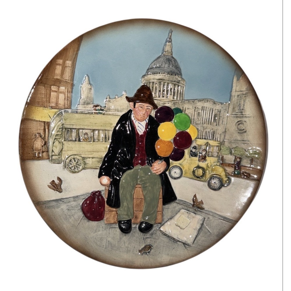 Royal Doulton "The Balloon Man" Plate 1980